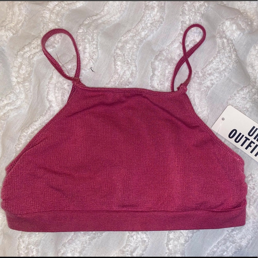 Urban outfitters pink open back tank